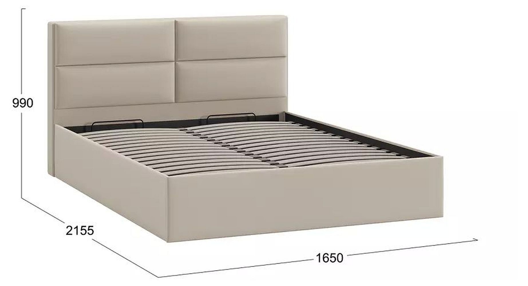 Кровать двуспальная Глосс