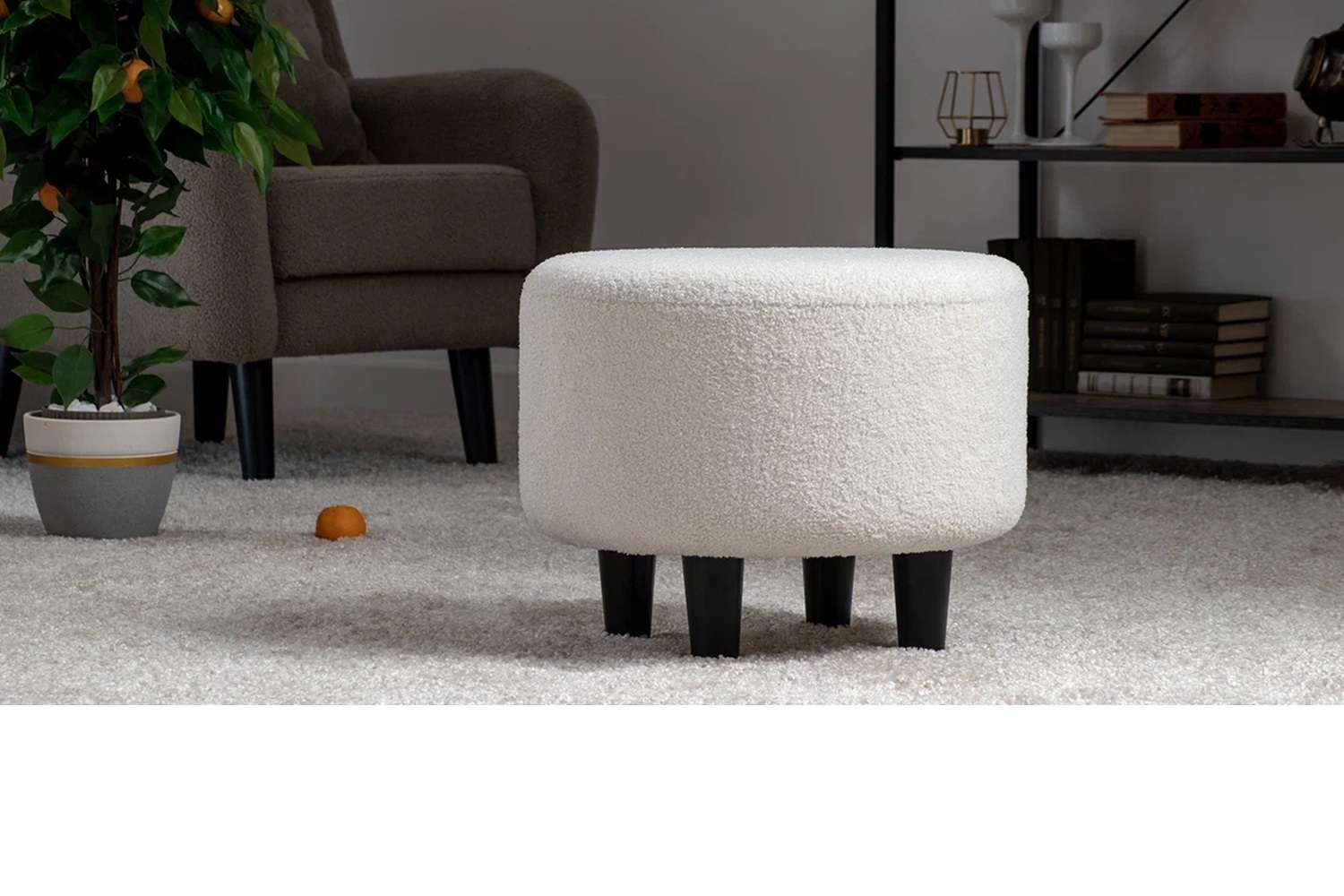 Пуф Шон Белый