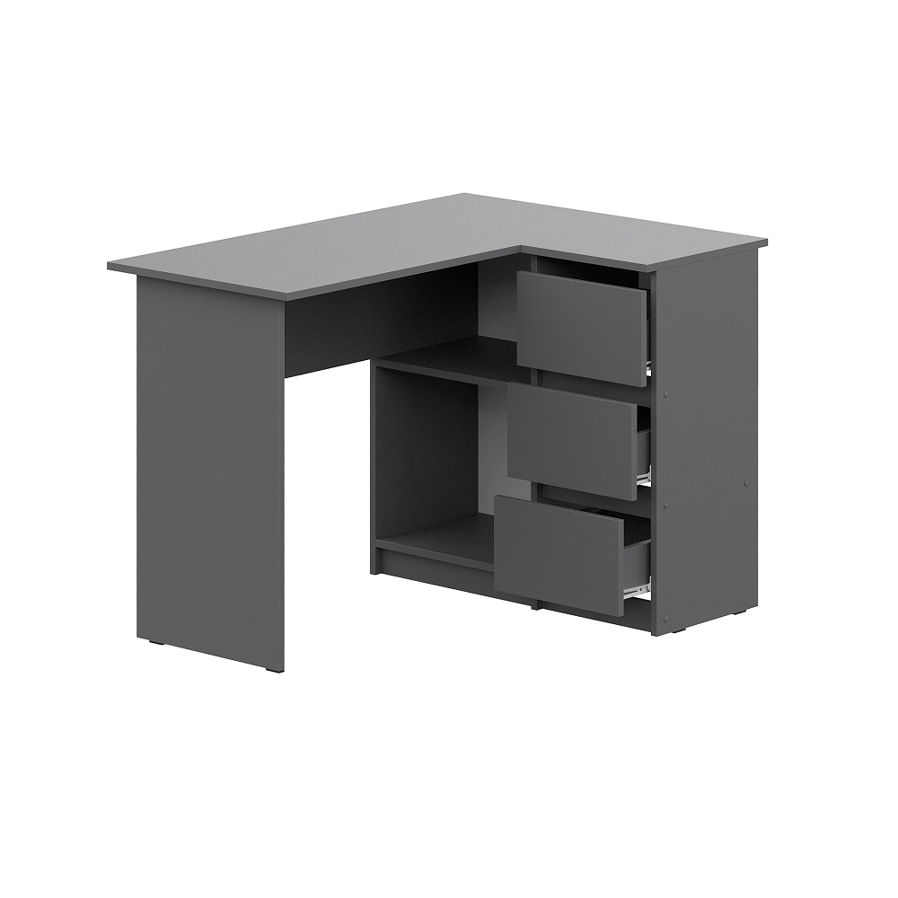 Стол угловой Денвер, графит