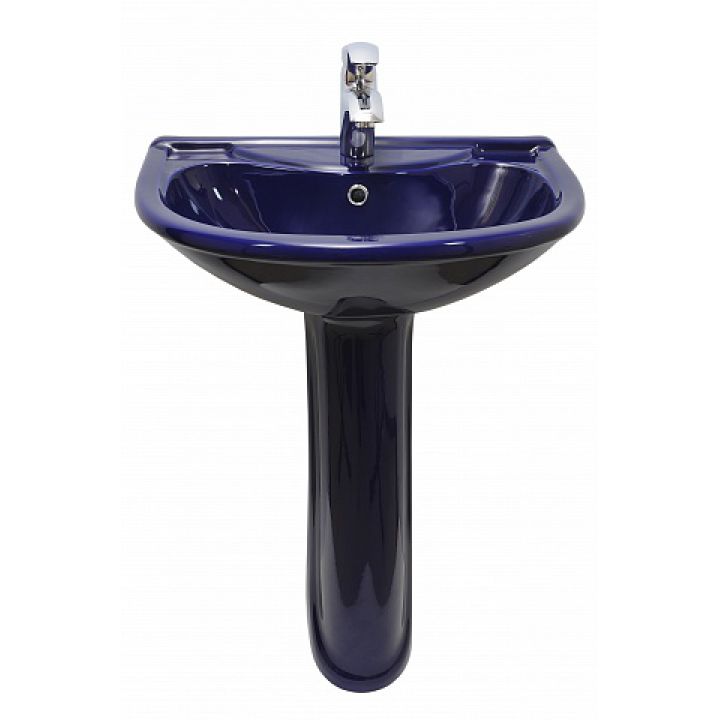 45155100102 Умывальник с пьедесталом "Престиж-63" Стандарт синий