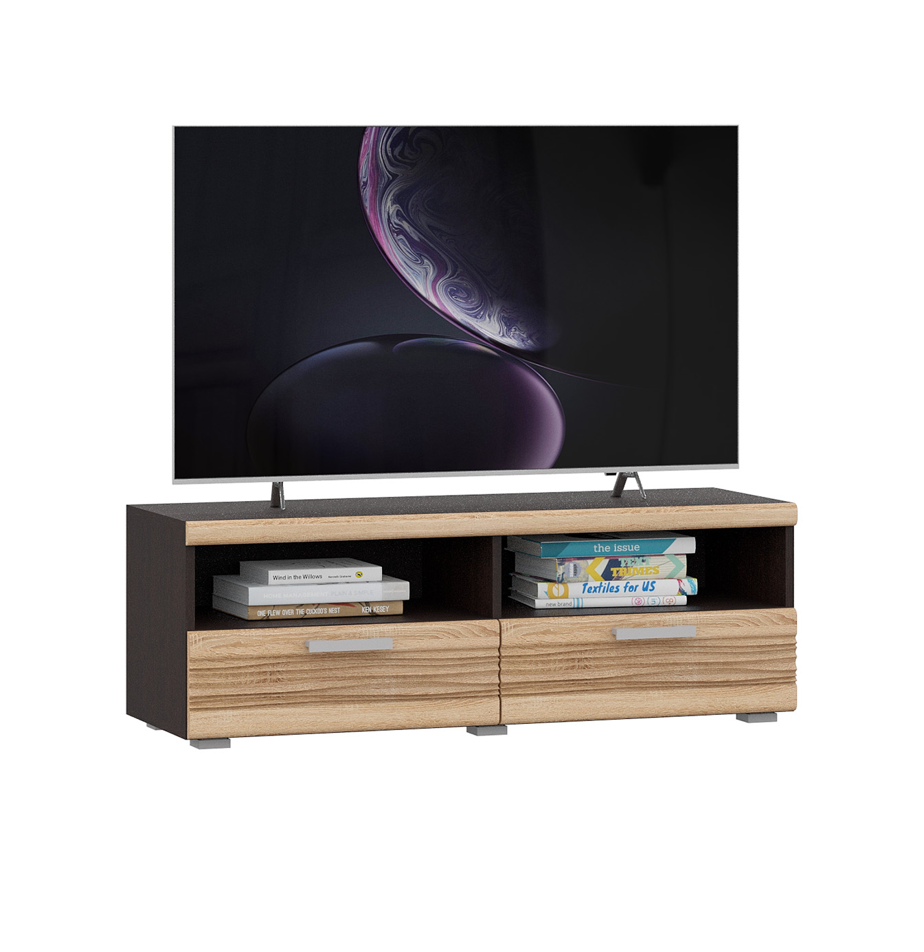 Тумба ТВ Асти ТБ-003, Дуб сонома, Венге