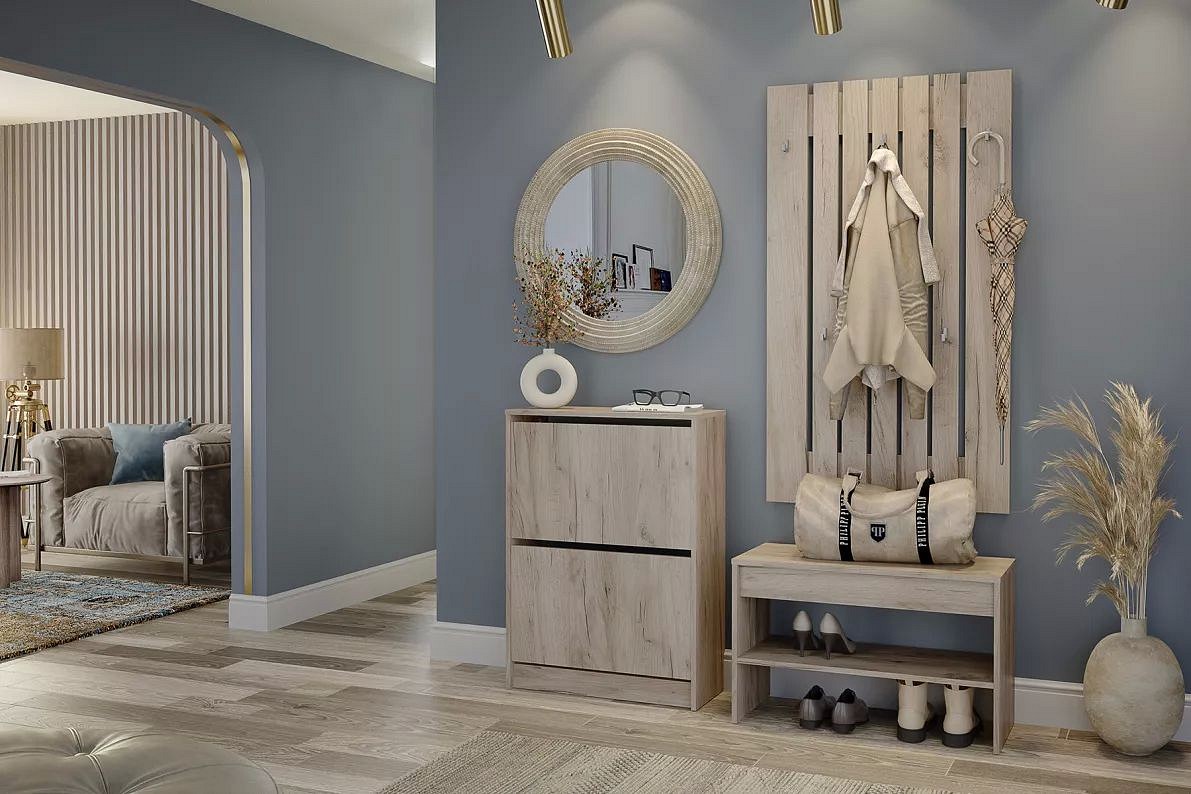 Стенка для прихожей Лофт 117.12