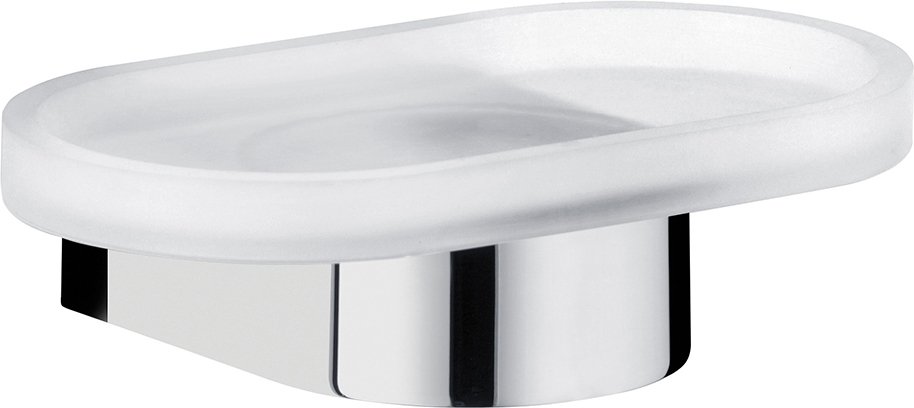 30055019000 EDITION 300 Держатель настенный с матовой хрустальной мыльницей, хром