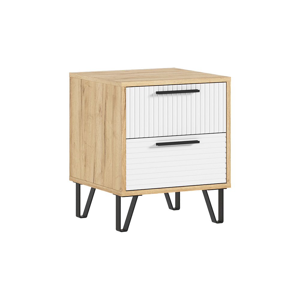 Тумбы Флэш (2 шт.), Браш Вайт, Дуб Крафт Тумбы Флэш (2 шт.), Браш Вайт, Дуб Крафт