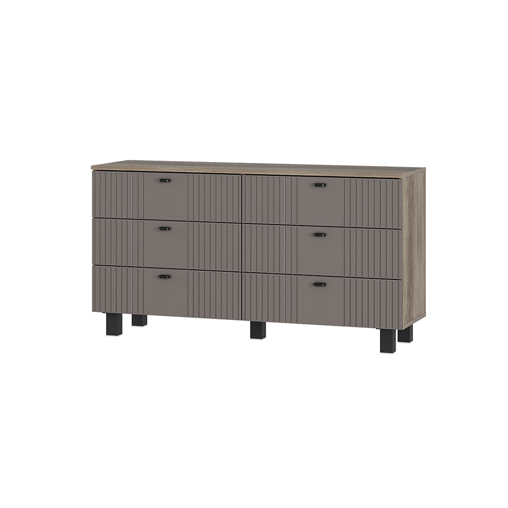 Комод Олива КМ-04, Дуб каньон, Муссон софт