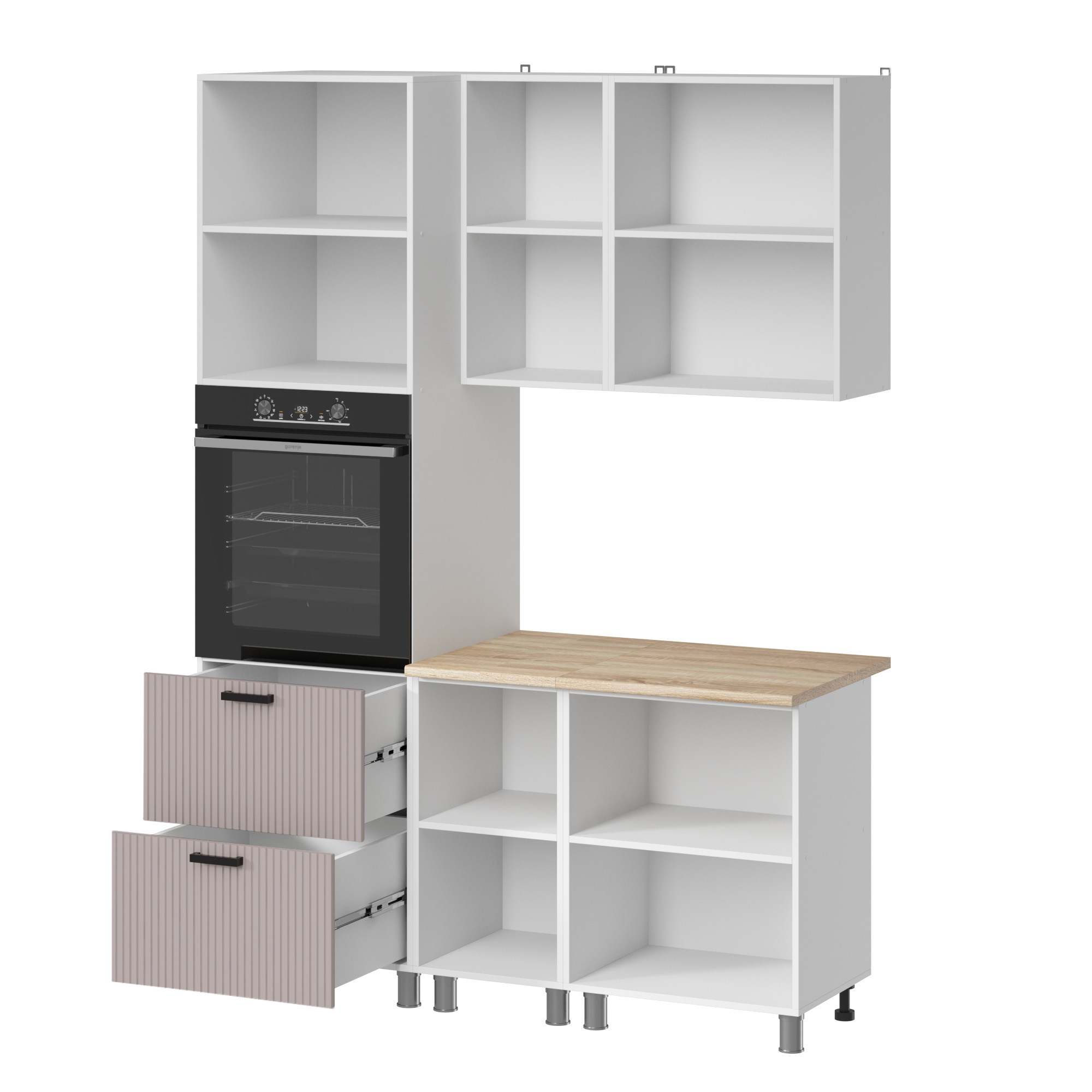 МК Аленушка 1,6м ПД Лотос Кашемир,скоба антрацит,сонома