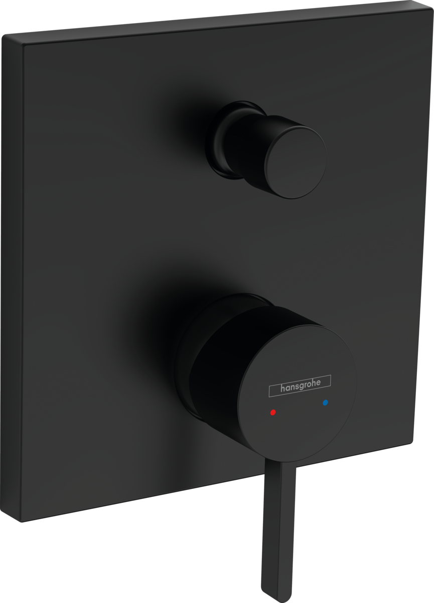 76415670 HG Finoris смеситель для ванны(внешняя часть), матовый черный