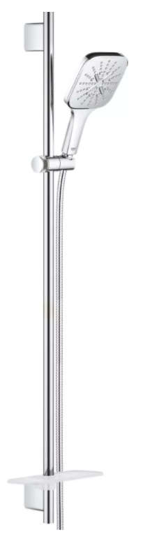 26587000 Rainshower SmartActive 130 Душевой гарнитур III, душевая штанга 900 мм, шланг 1750 мм, 9,5 л/мин, полочка, хром