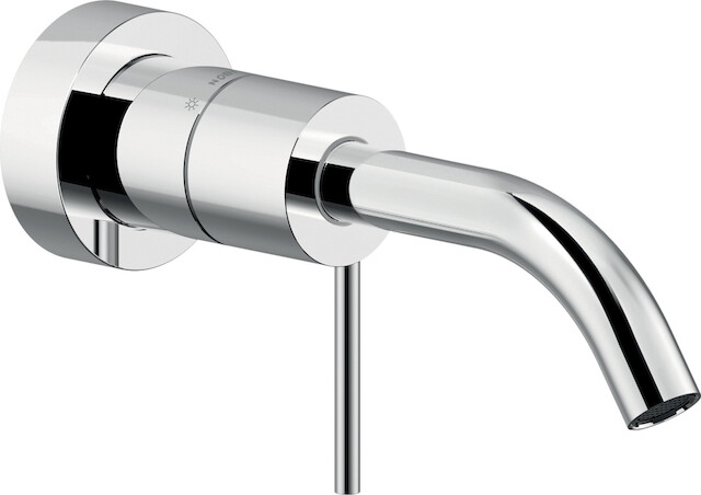 VE125199/1CR VELIS смеситель для раковины настенный, 1 отв. (внешняя часть)