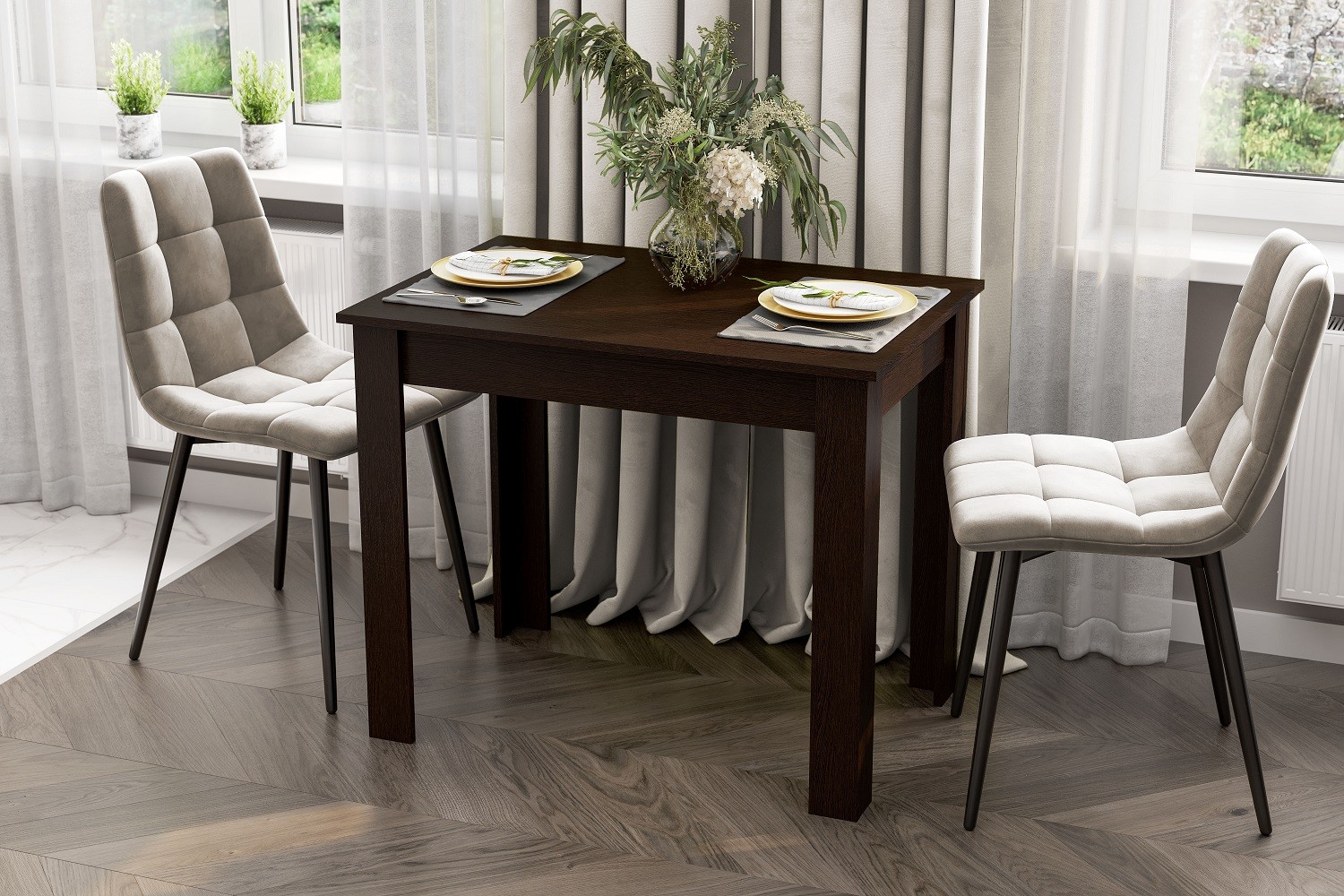 Кухня Аризона 2 м + стол дуб венге