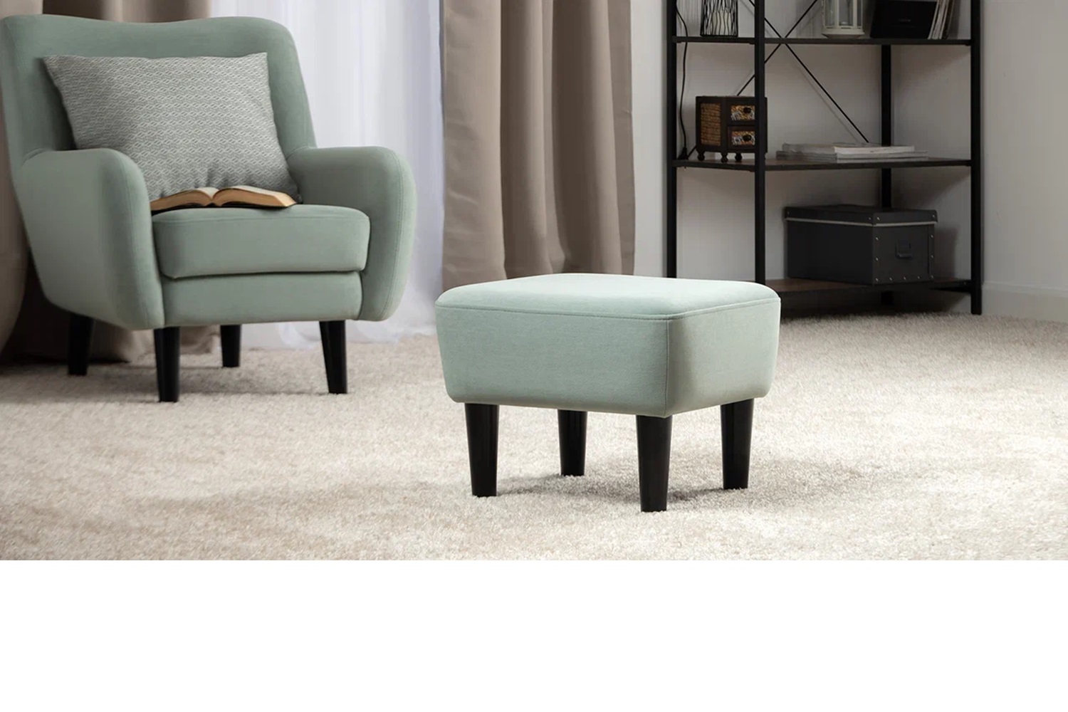 Пуф Дакота Зеленый