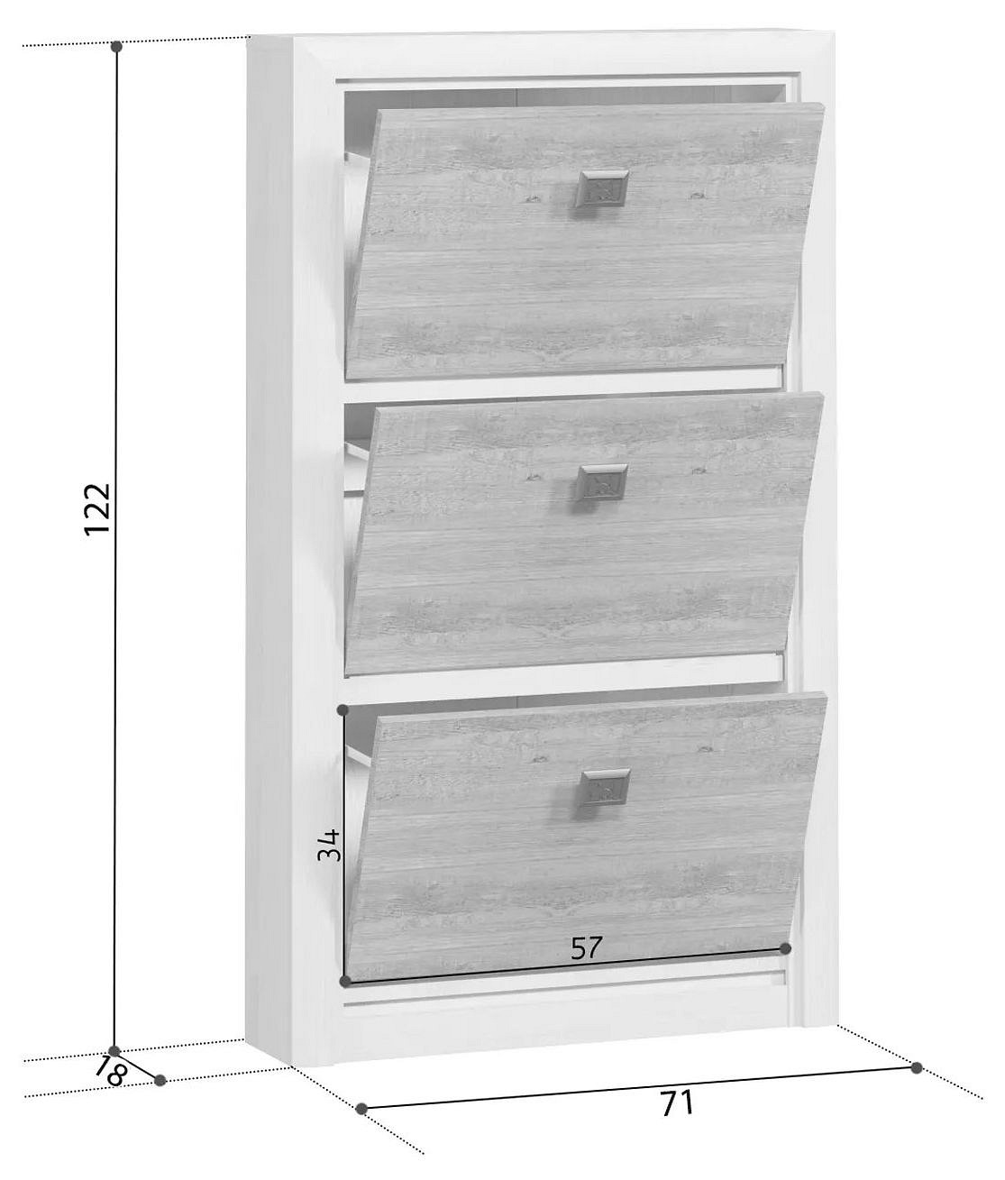 Тумба для обуви Коен BUT3D