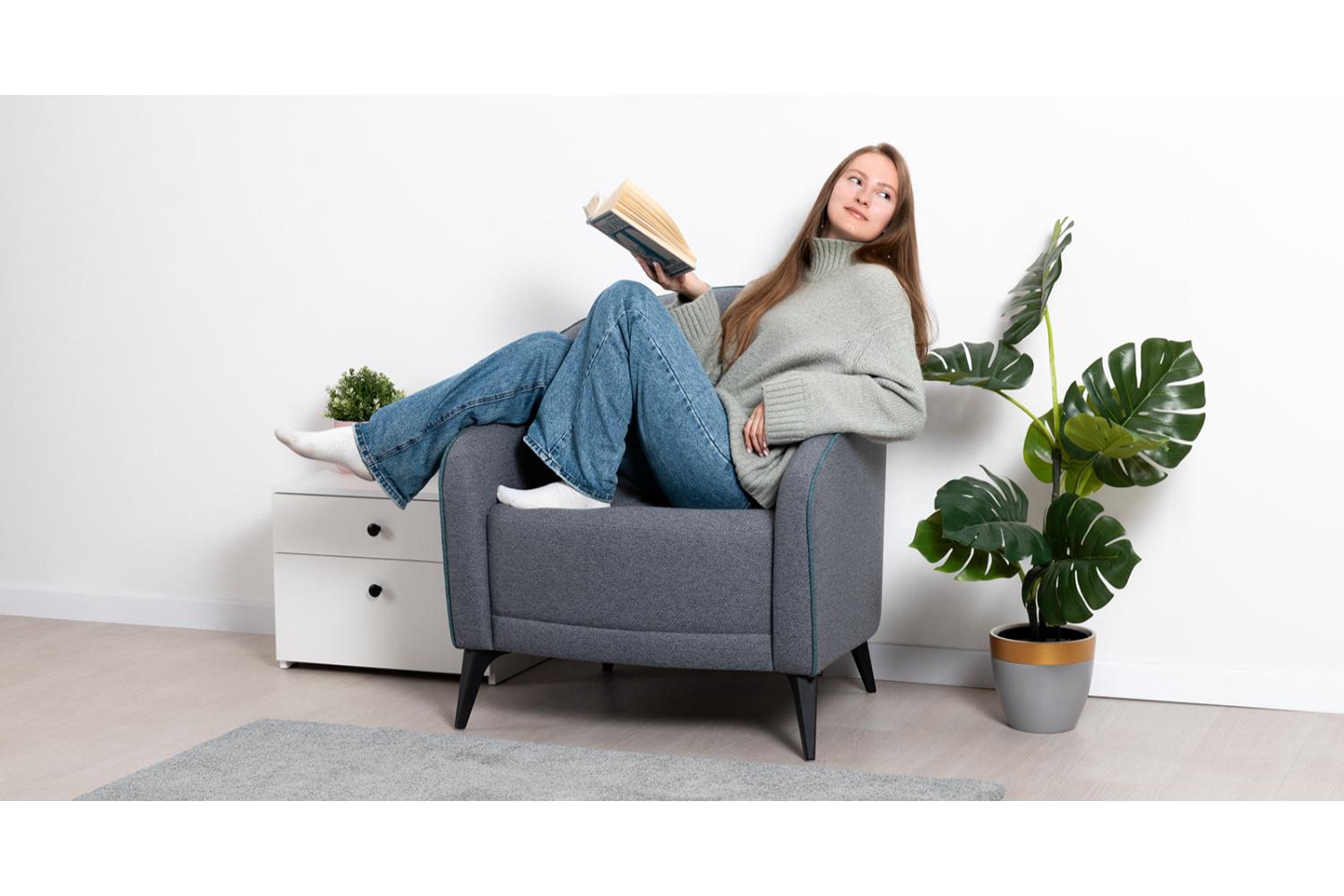 Кресло Бернис, Серое