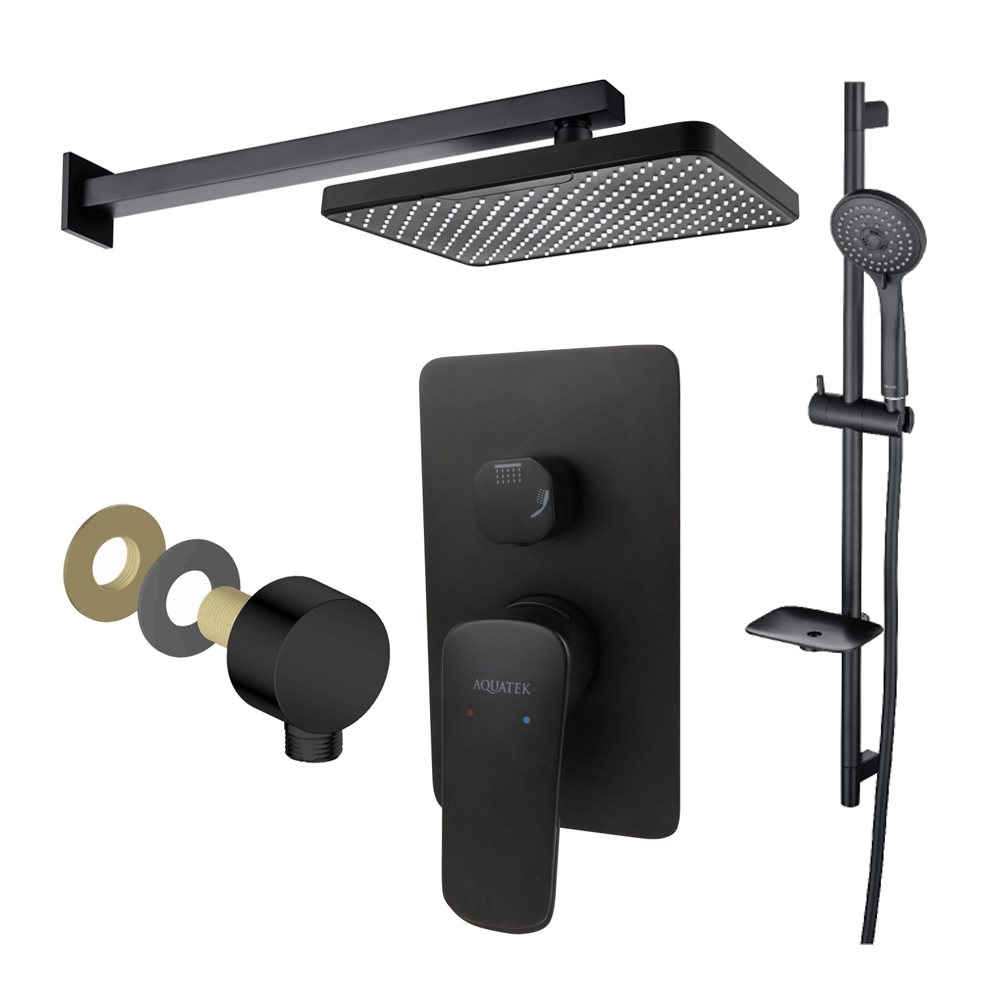 AQ1074MB ВЕГА Set 4 в 1 (AQ1046MB+AQ2081MB+AQ2454MB+AQ2011MB), матовый черный AQ1074MB ВЕГА Set 4 в 1 (AQ1046MB+AQ2081MB+AQ2454MB+AQ2011MB), матовый черный