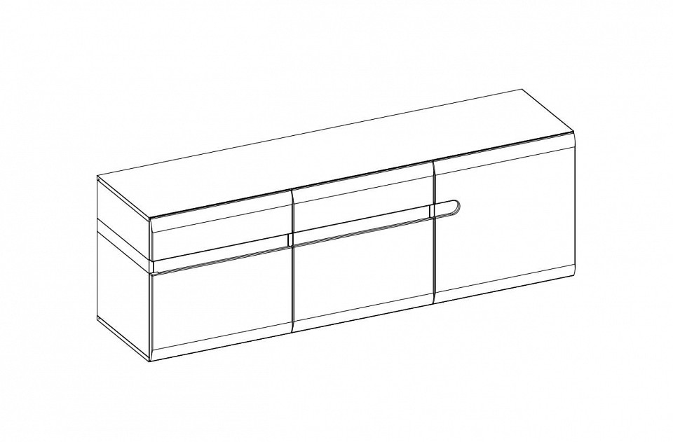 Тумба навесная Linate 3D/TYP 67