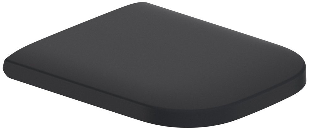 0064591300 Happy D.2 Сиденье для унитаза съемное, петли: нерж. сталь, с автоматическим закрыванием SoftClose. цвет Anthracit matt ТОЛЬКО С УНИТАЗАМИ