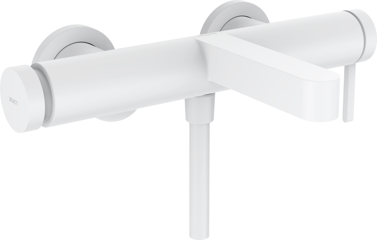 76420700 HG Finoris смеситель для ванны,матовый белый