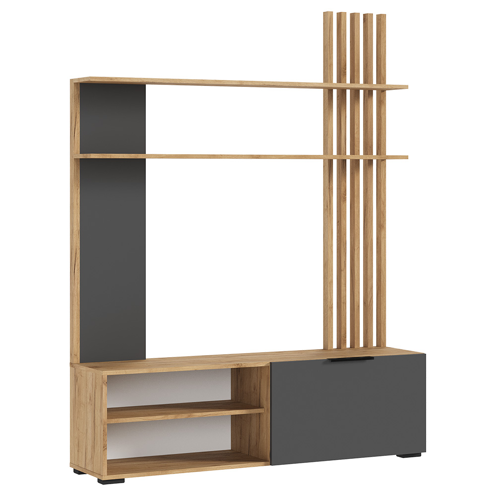 Гостиная Роджина, Графит, Дуб крафт Гостиная Роджина, Графит, Дуб крафт