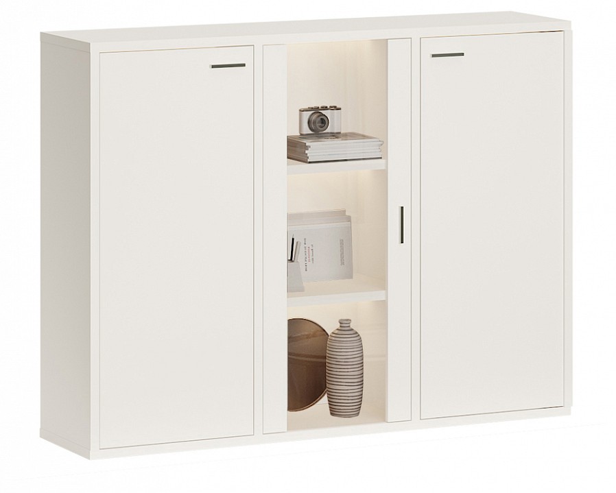 Тумба-витрина Домино СУ(ш3в1)+2ФГ+1ФС