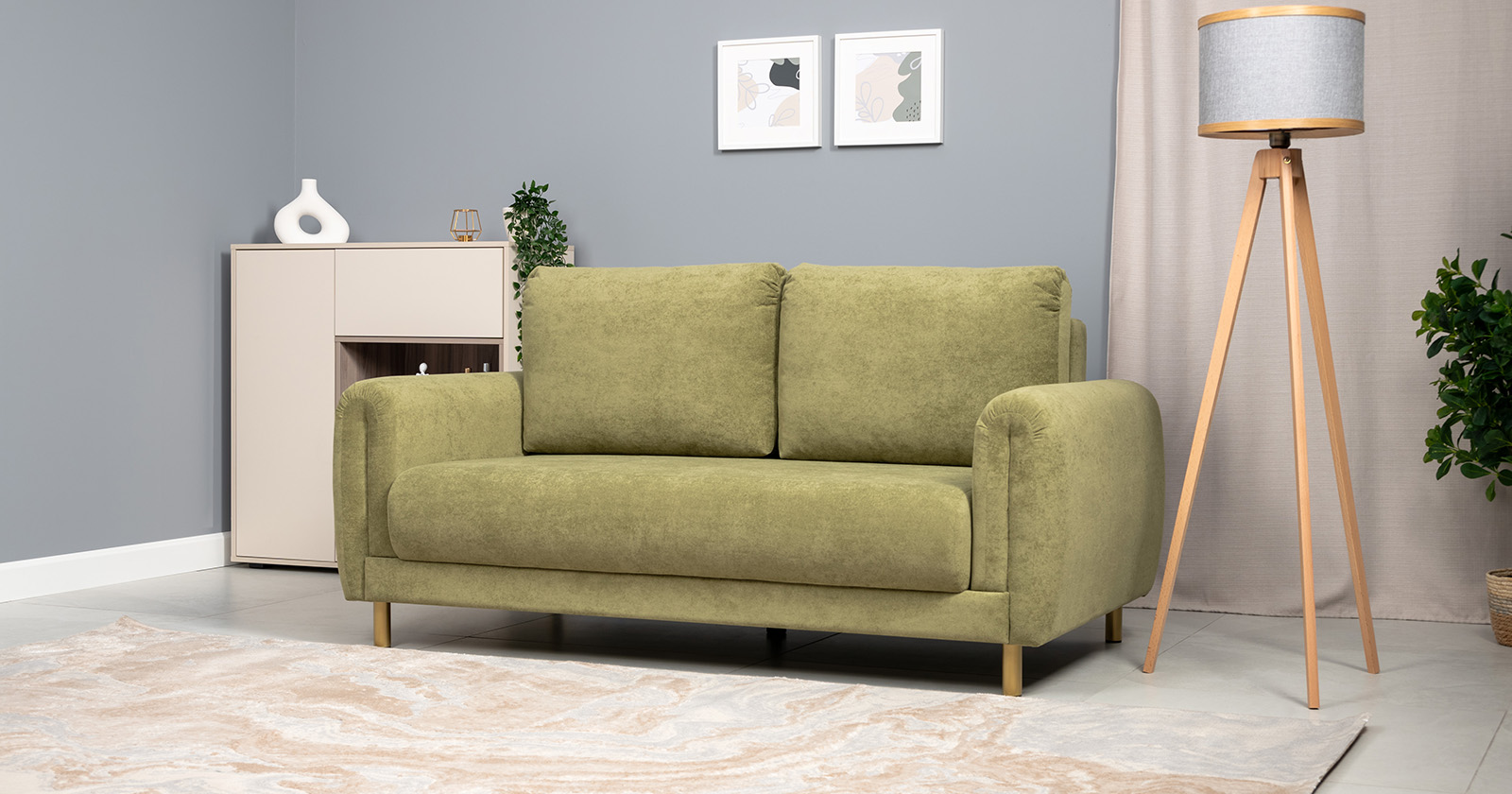 Диван-кровать Оникс ТД 206, Зеленый