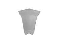 Угол внутренний на плинтус закругленный Thermoplast серый