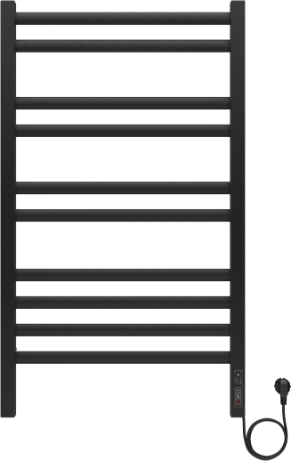 Поларис П10 500х900 электрический (quick touch) Полотенцесушитель Aquatek (черный муар)