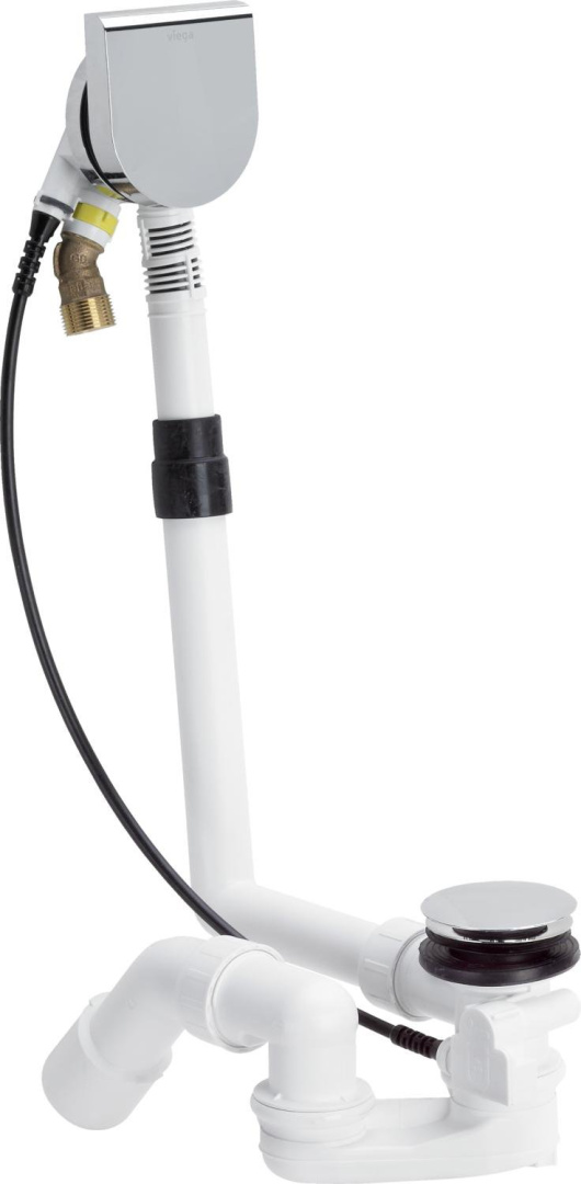 723347 Multiplex Trio Visign MТ9 Слив-перелив C НАЛИВОМ для стандартных ванн 560 X 40/50, увелич уровня воды на 5 см, модель 6170.10, хром