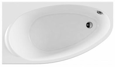 248573000 CORFU акриловая ванна асимметричная 160x90 левая (монтажный комплект заказывается отдельно)