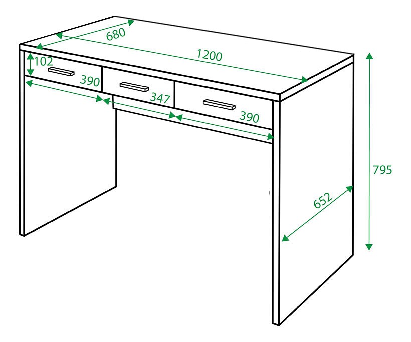 Стол письменный Домино СП-32С