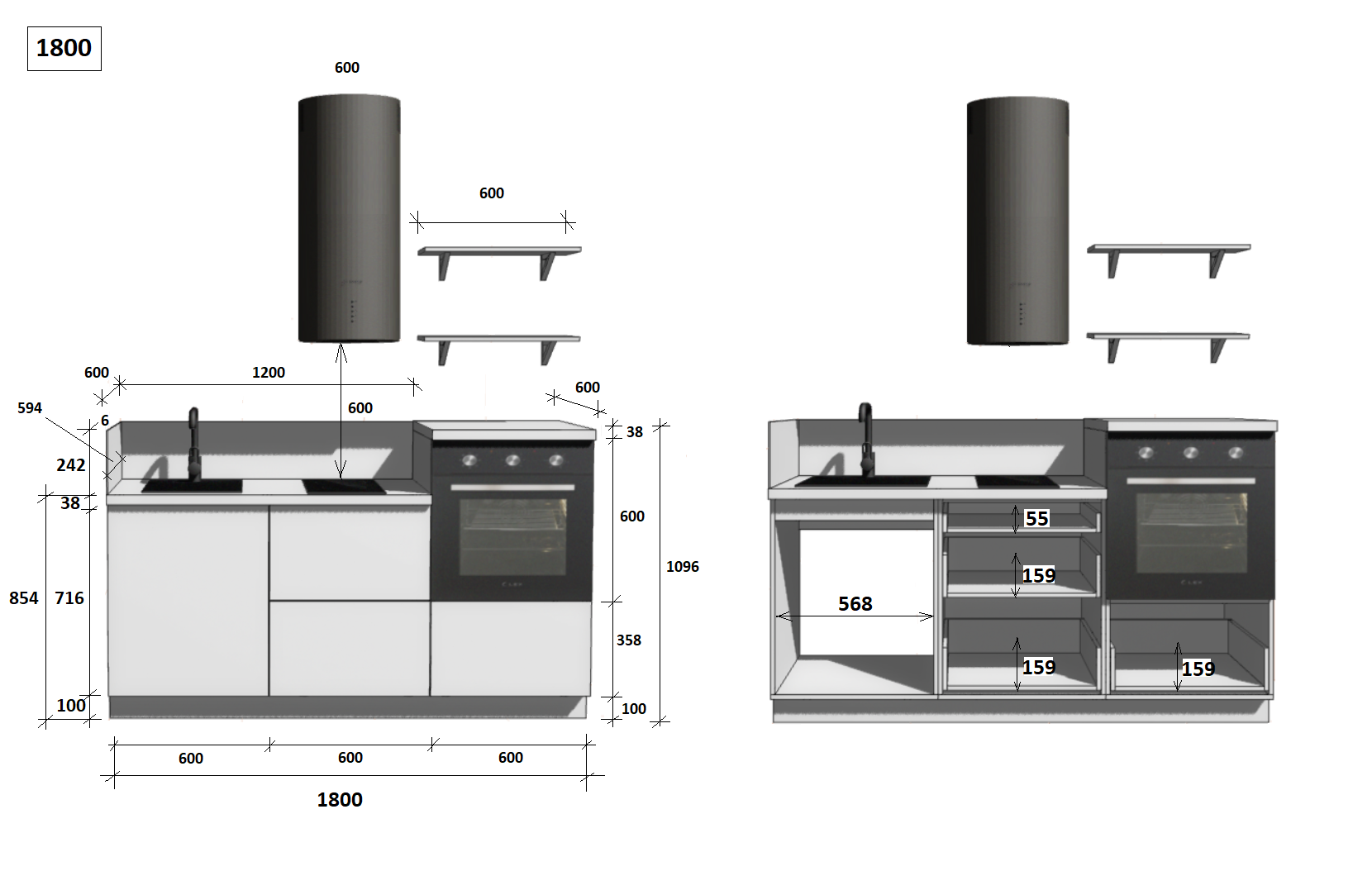 КГ 1800 Эмаль, Олива Арника РМ в.3