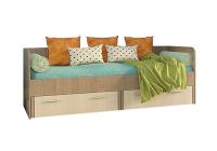 Кровать Юта 0.9 м крослайн карамель / латте