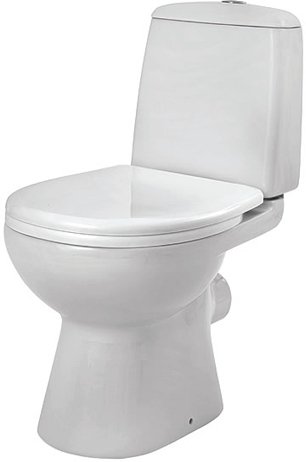 1.WH30.1.746 ЦЕЗАРЬ унитаз-компакт, гориз.выпуск, 2 режима, soft-close