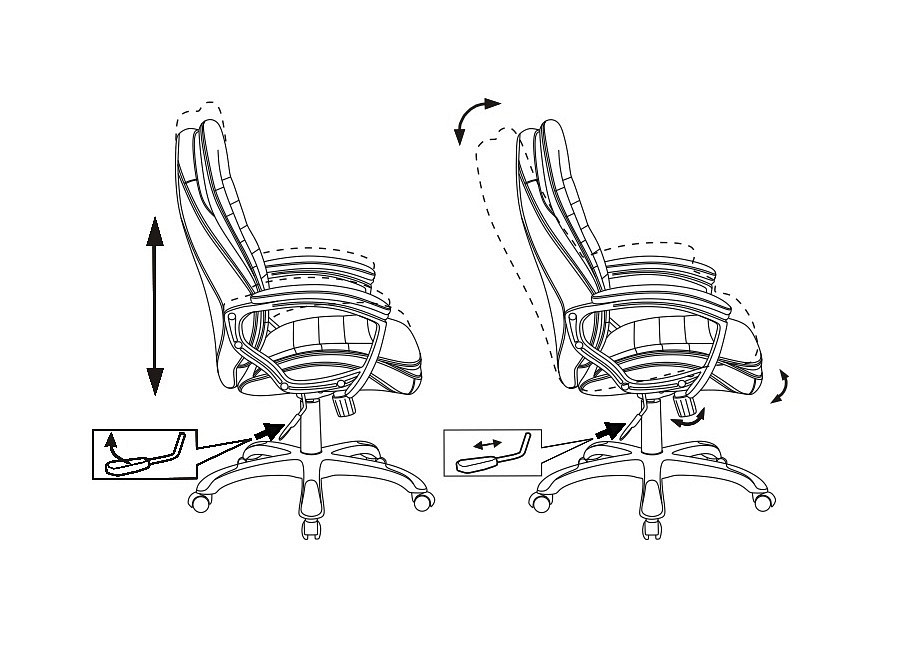 Кресло для руководителя Бюрократ T-9950LT/BLACK