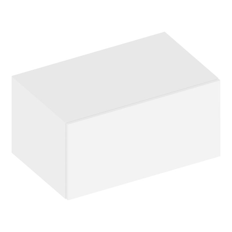 39026380000 EDITION 90 Боковая тумба 800х484х400 mm, структурный лак белый