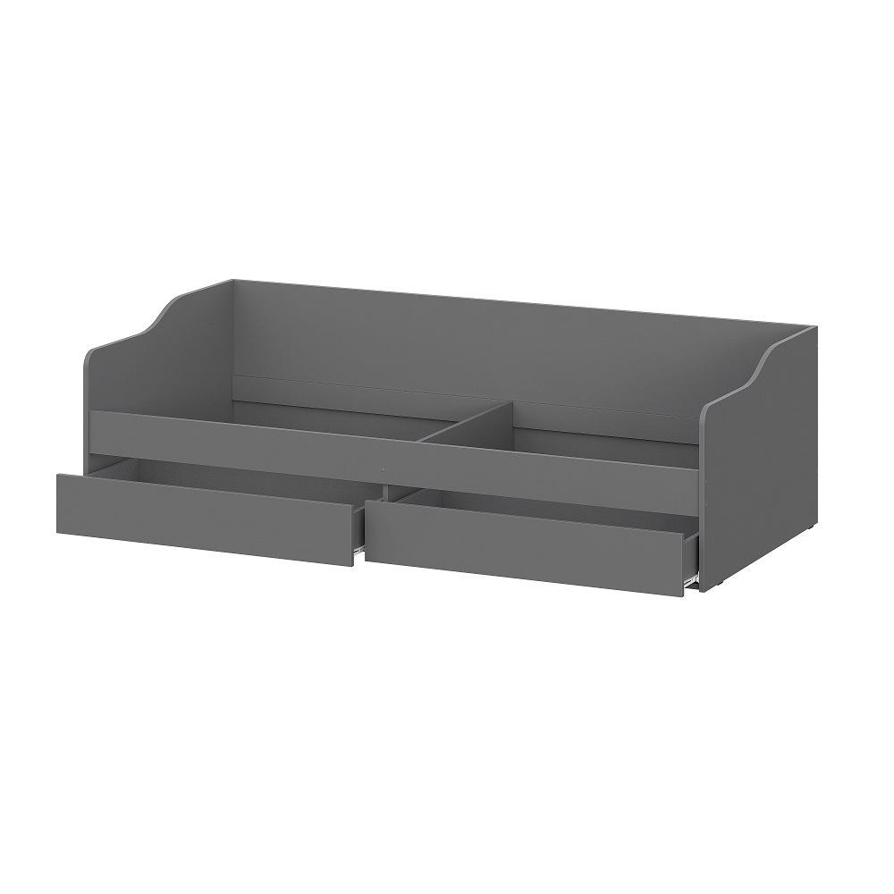 Кровать детская с основанием КР 2, Графит серый