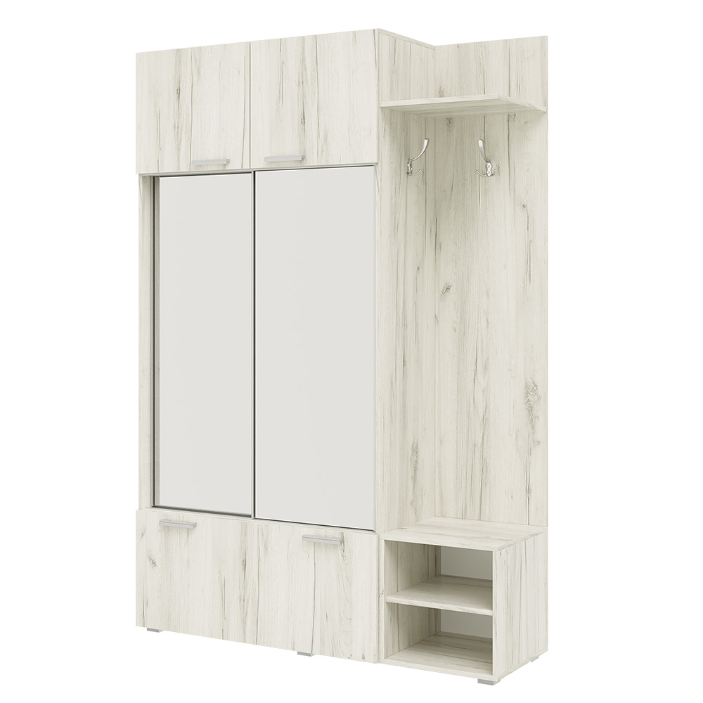 Прихожая Стелла, Дуб Крафт Белый Прихожая Стелла, Дуб Крафт Белый