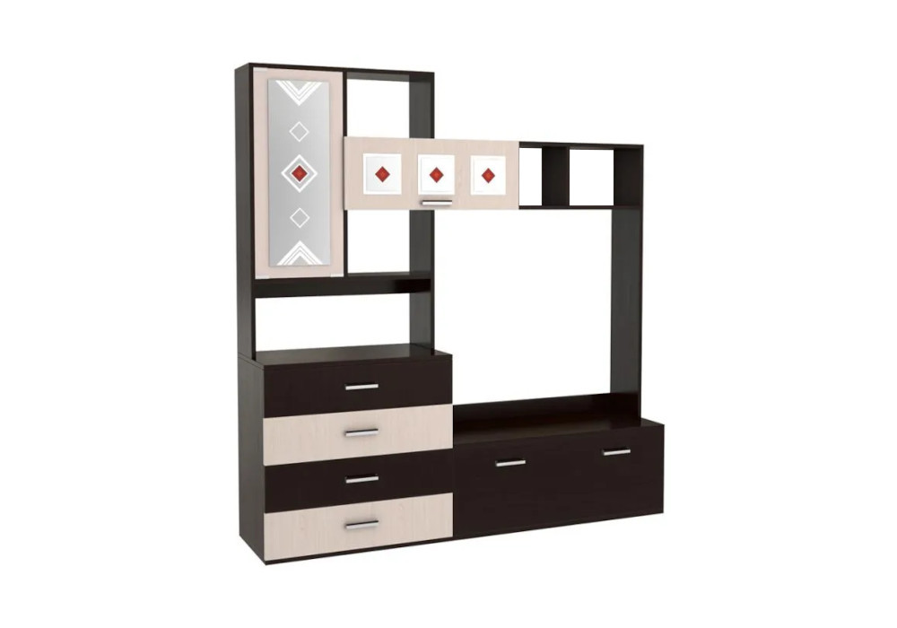 Центральная секция Белла венге / дуб атланта