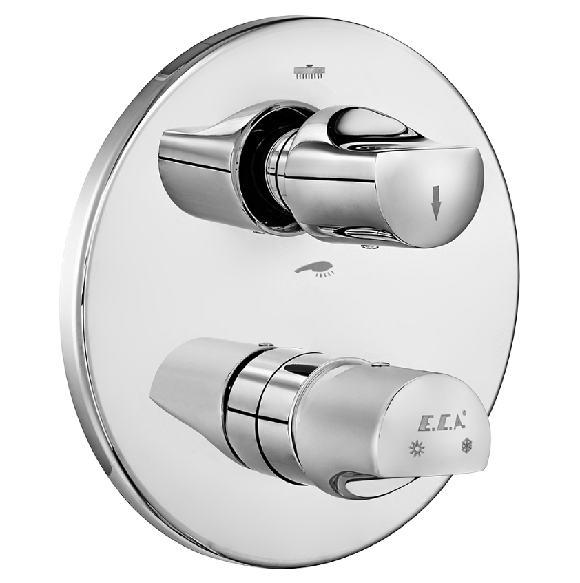 102167203HEX-YDE MYRA смеситель для ванны 2 режима (внешняя часть)