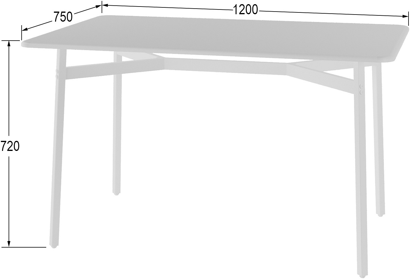 Стол обеденный Кросс