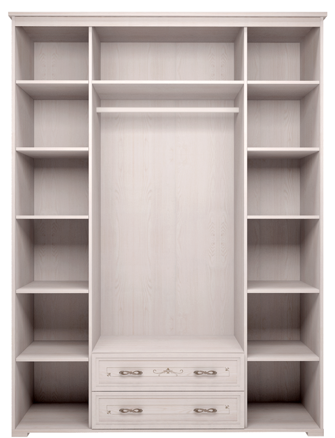 Шкаф для платья и белья Афродита 02  без карниза