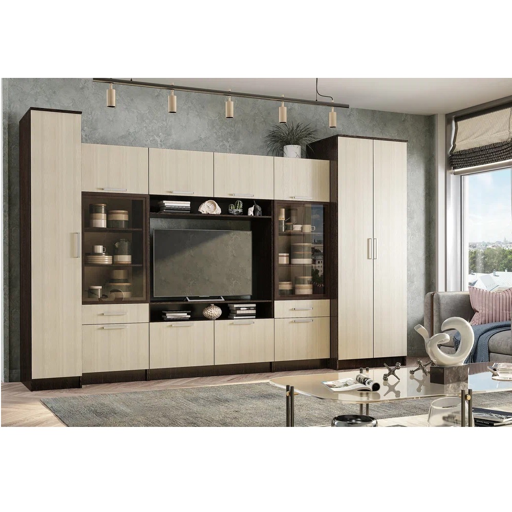 Тумба под телевизор Фиеста, венге