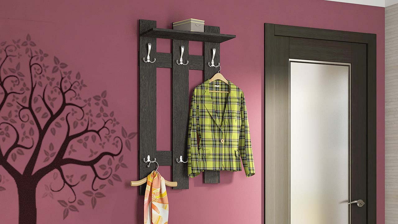 Вешалка настенная Арт-мини