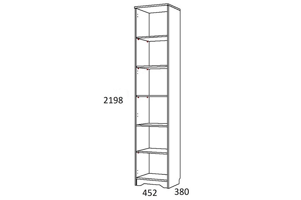 Шкаф-витрина Оливия НМ 040.43 Ф