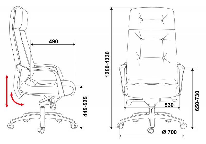 Кресло для руководителя _DAO/BROWN