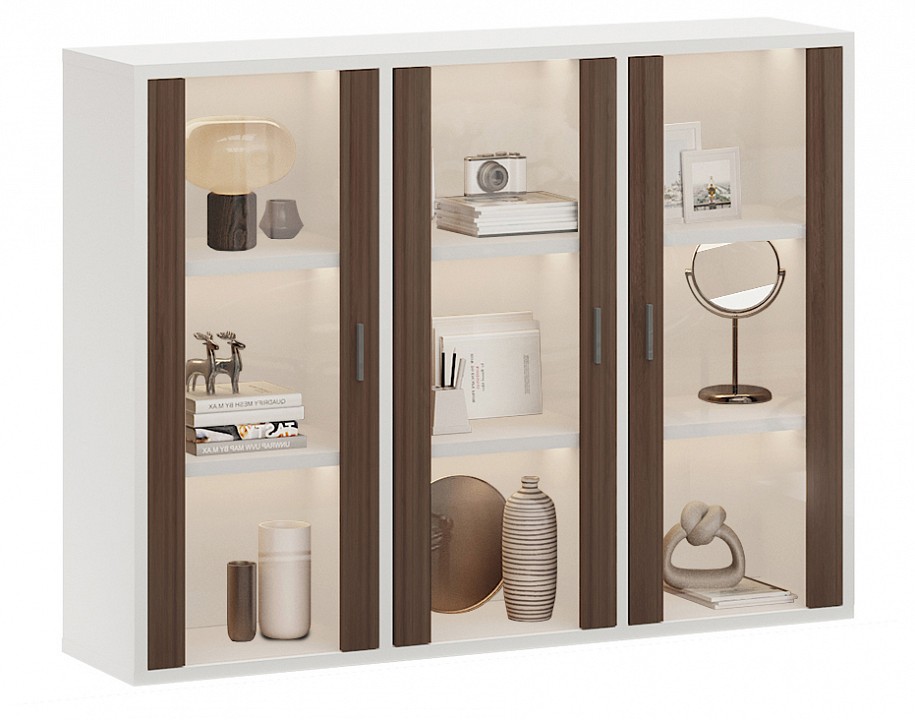 Тумба-витрина Домино СУ(ш3в1)+3ФС