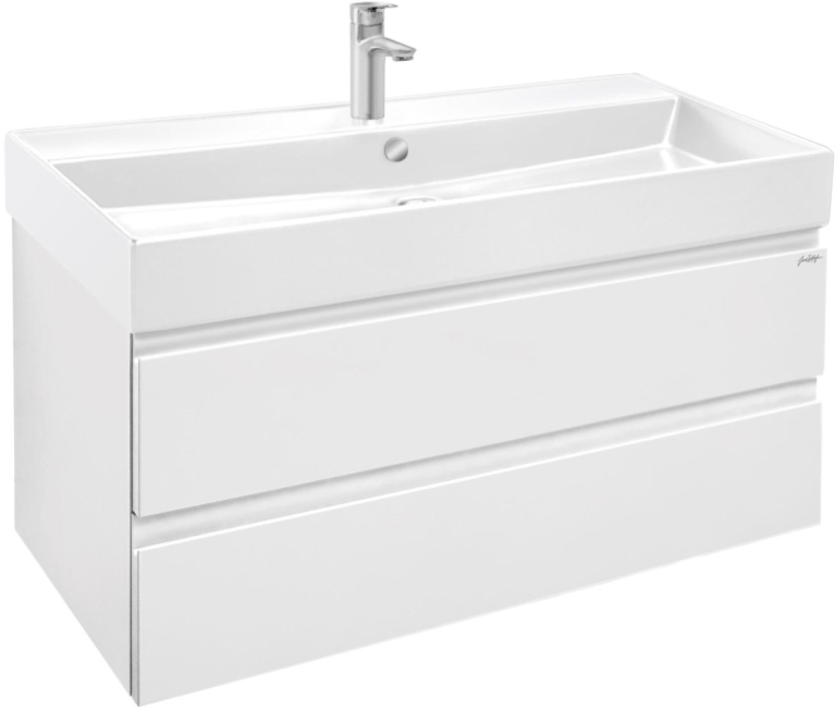 EB1318-J51 MADELEINE Тумба для раковины 100 см, цвет матовый белый