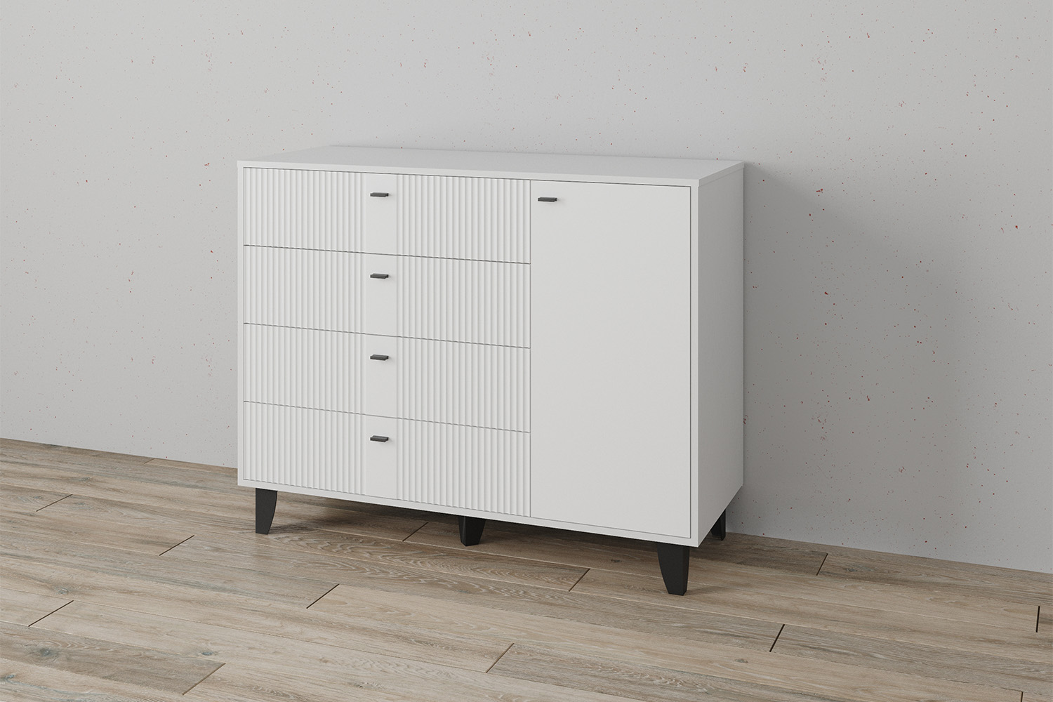 Комод Катрин-13, Белый, Белый снег Комод Катрин-13, Белый, Белый снег