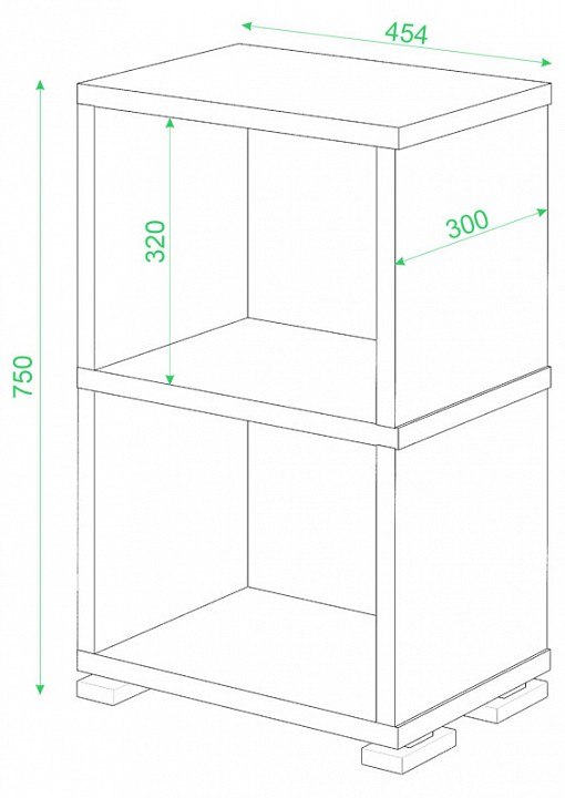 Стеллаж-колонка Домино СБ-15/2