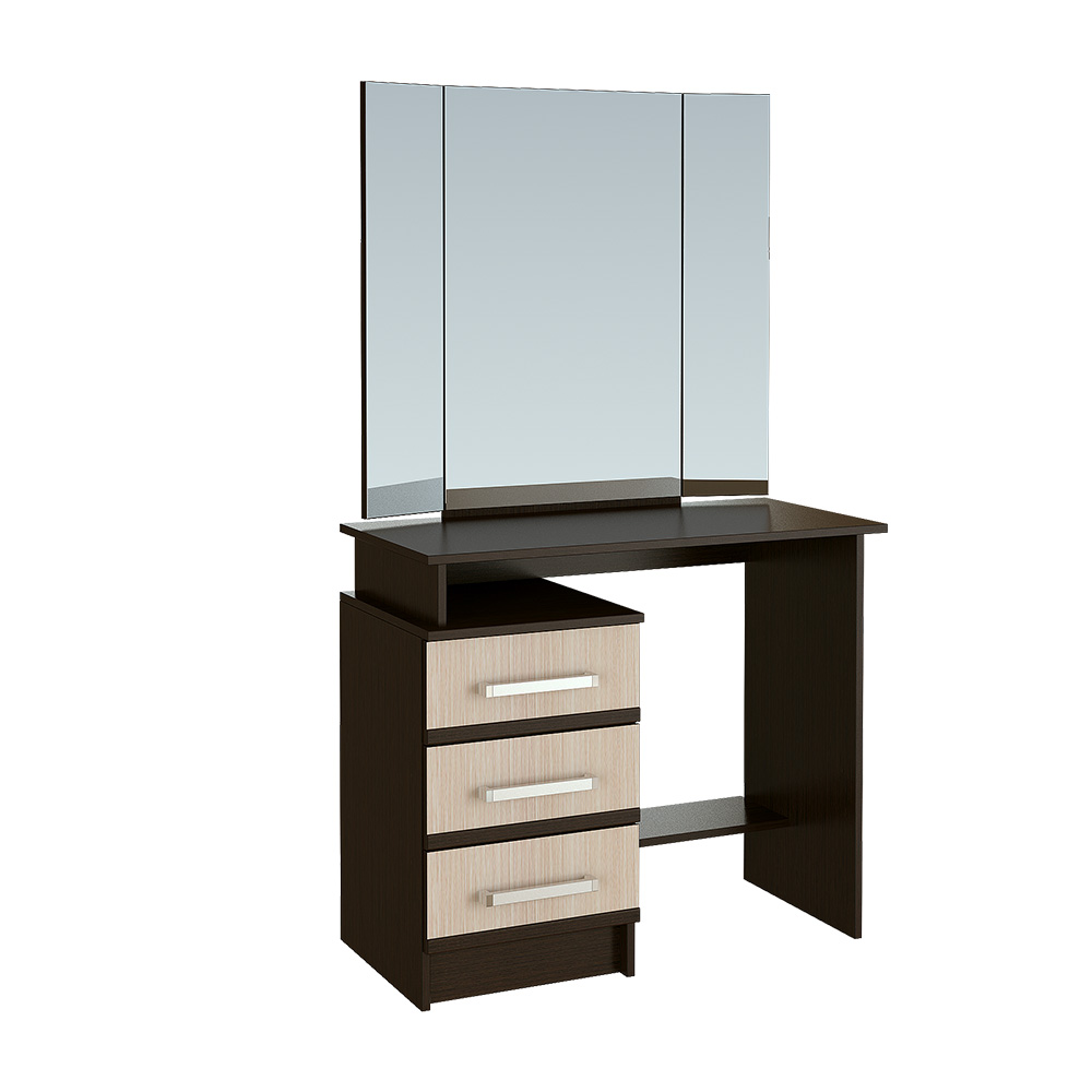 Стол туалетный Сакура, Дуб беленый, Венге