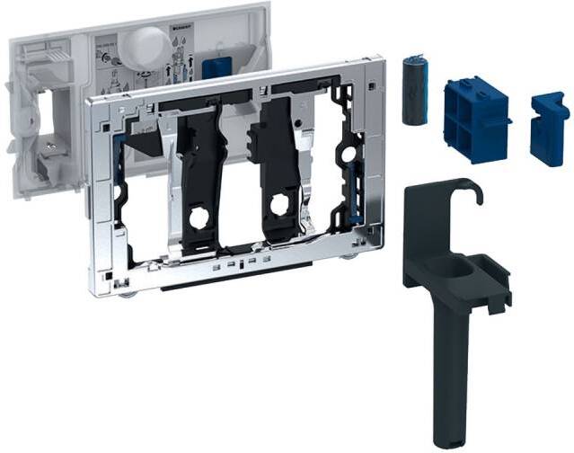 115.062.21.1 Вставной блок для Geberit DuoFresh Stick, для смывных бачков скрытого монтажа Sigma 12 см: Глянцевый хром